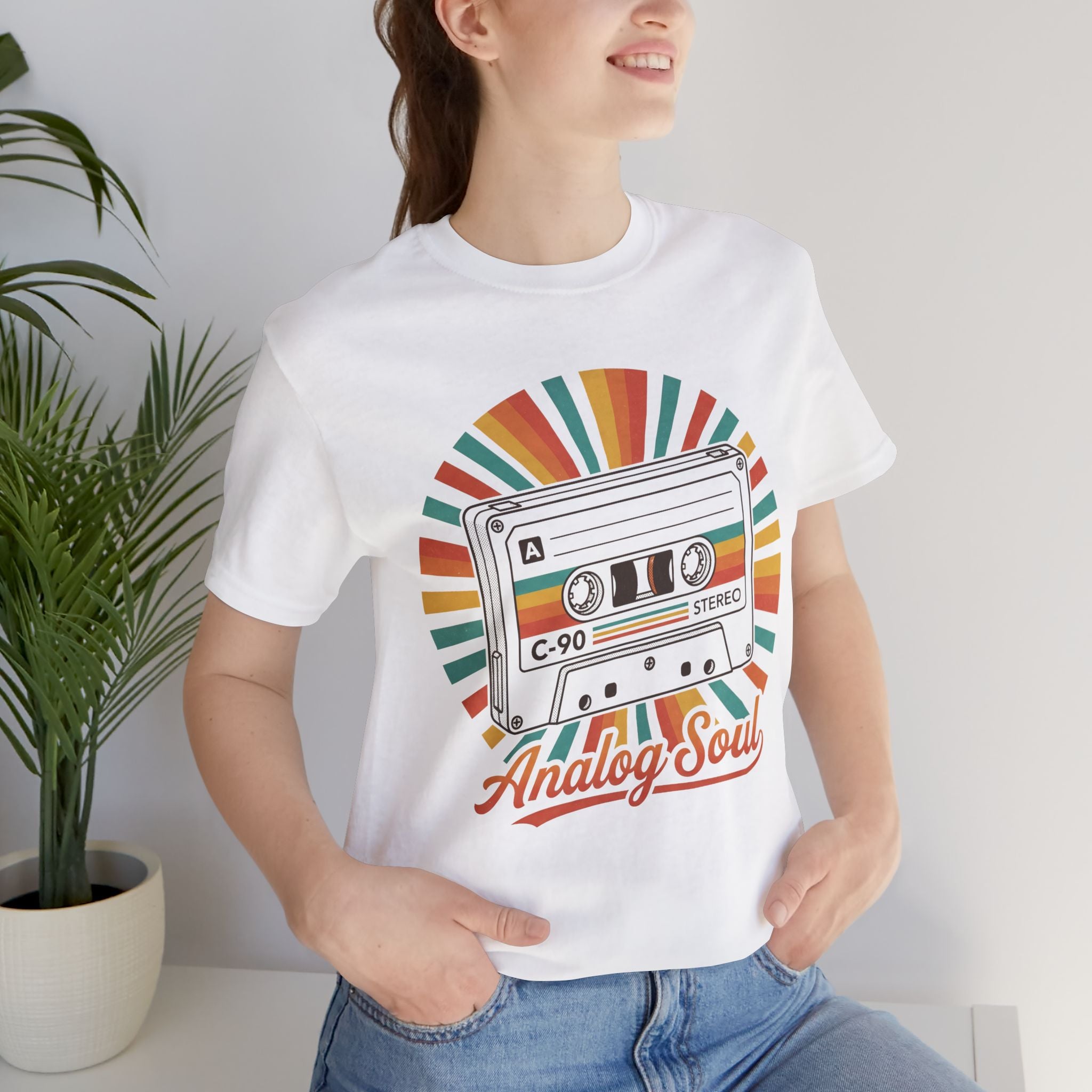 Retro Cassette 'Analog Soul' T-Shirt