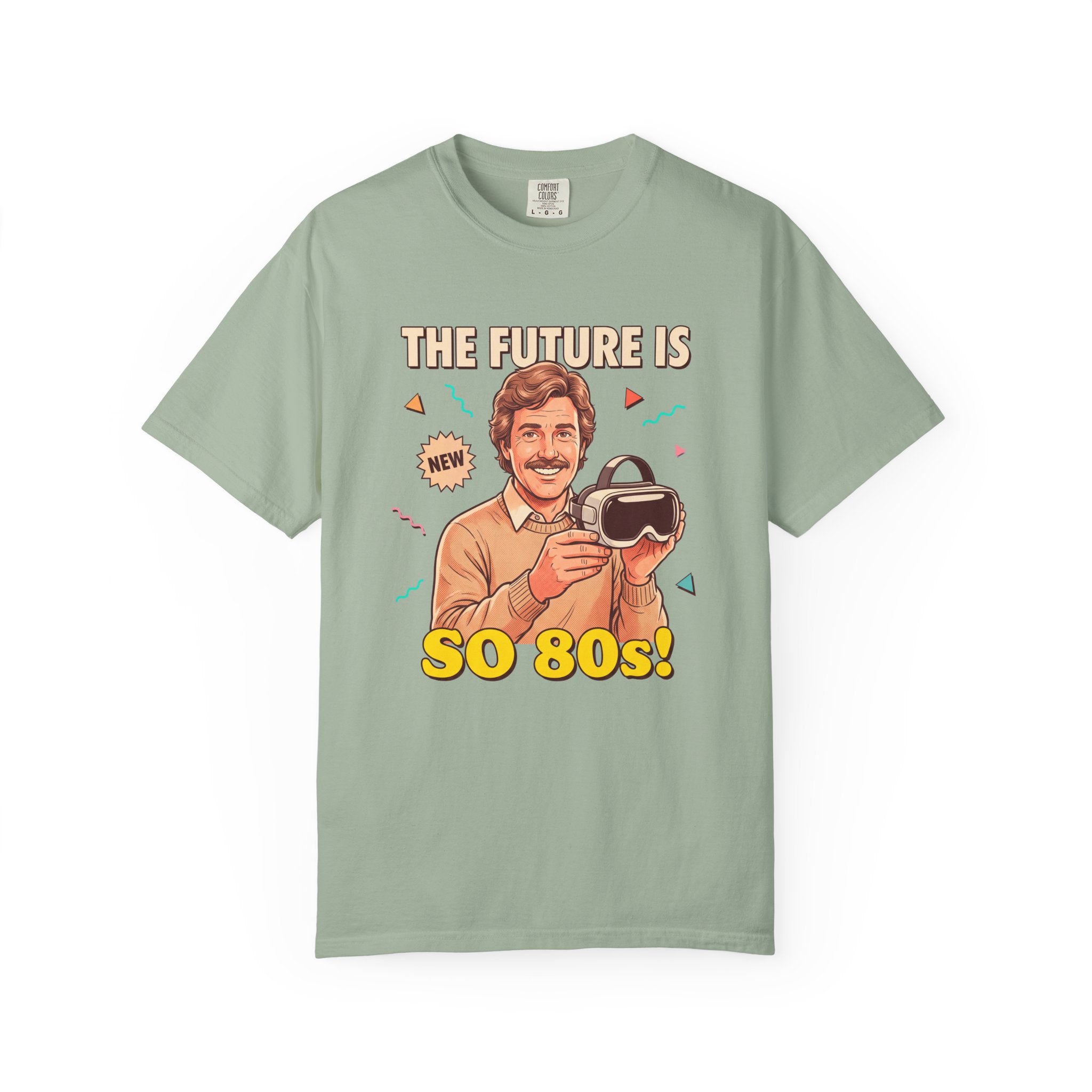 The Future Is So 80s VR Headset T-shirt | Retro 80s Vintage Tech Tee