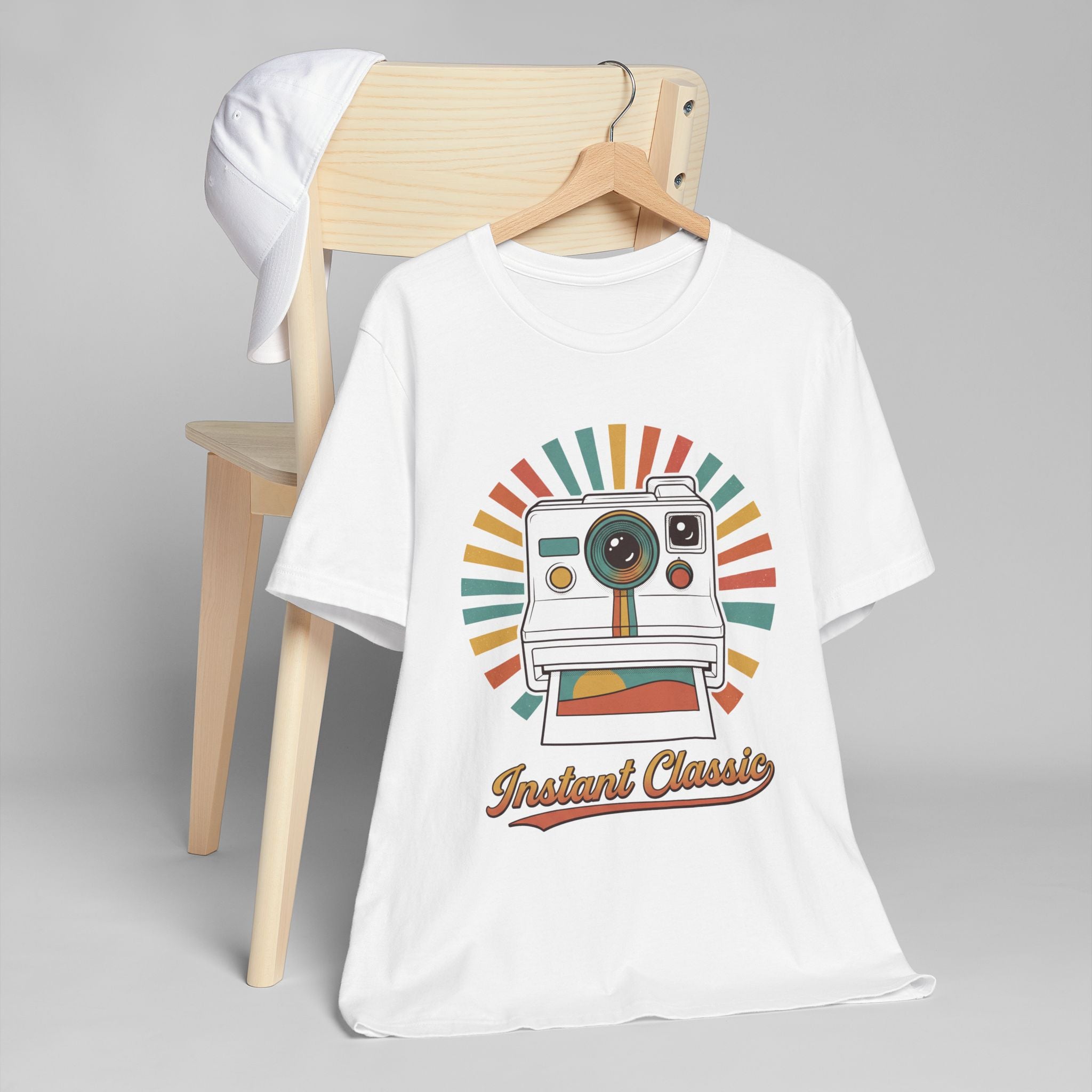 Retro Instant Camera T-Shirt — "Instant Classic" Vintage Photo Tee
