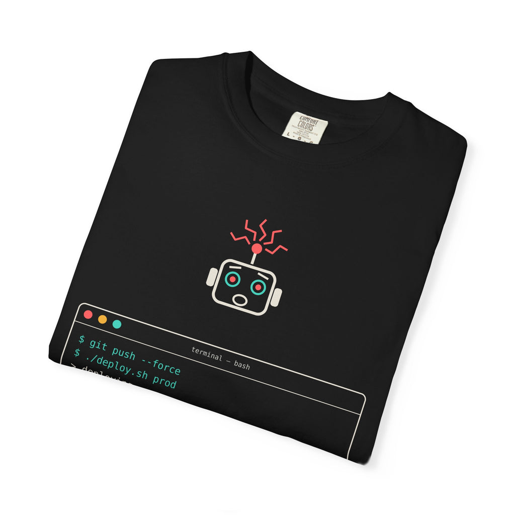 Deploy on Friday Funny Programmer T-Shirt, Coding Humor Tee, Software Developer Gift, DevOps Meme Shirt, Tech Nerd Gift for Coders