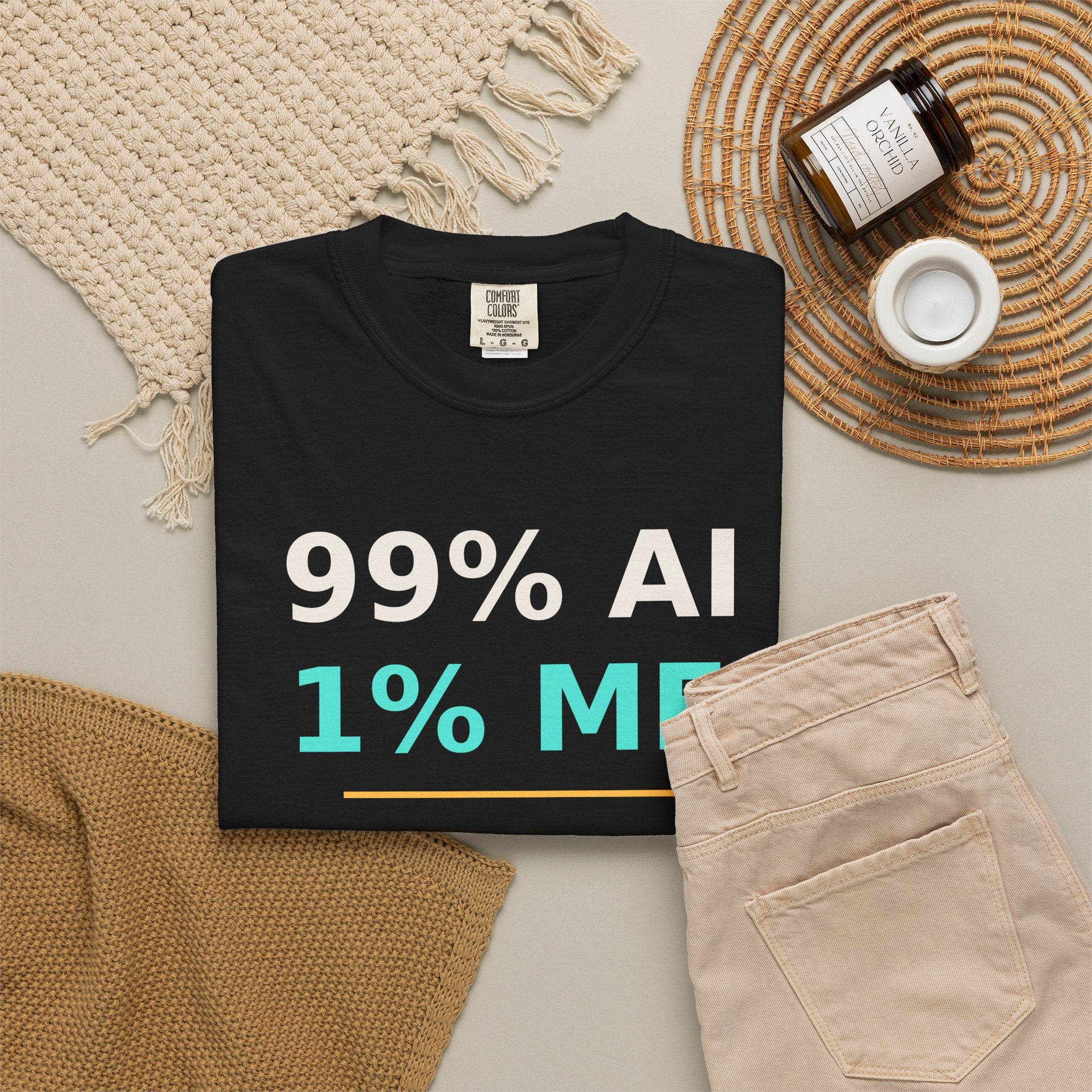 99 AI, 1 Me, 100% Done Funny T-Shirt, Programmer Gift, AI Meme Tee, Developer Productivity Shirt, Coding Tech Humor Nerd Gift