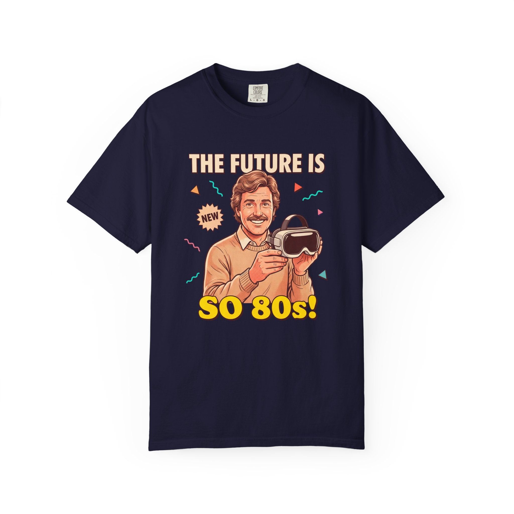The Future Is So 80s VR Headset T-shirt | Retro 80s Vintage Tech Tee