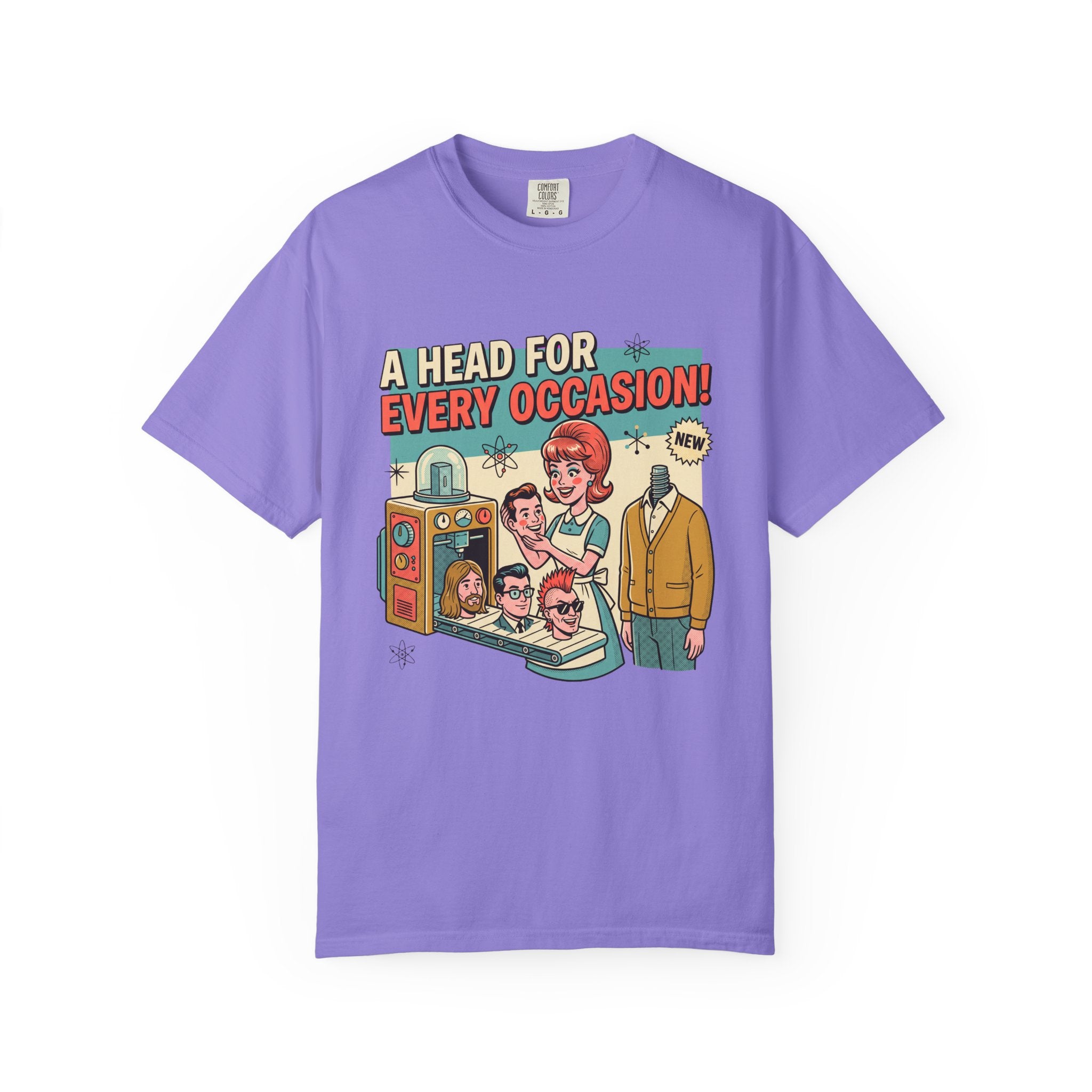 A Head for Every Occasion T-shirt | Retro Vintage Doll Heads Illustration