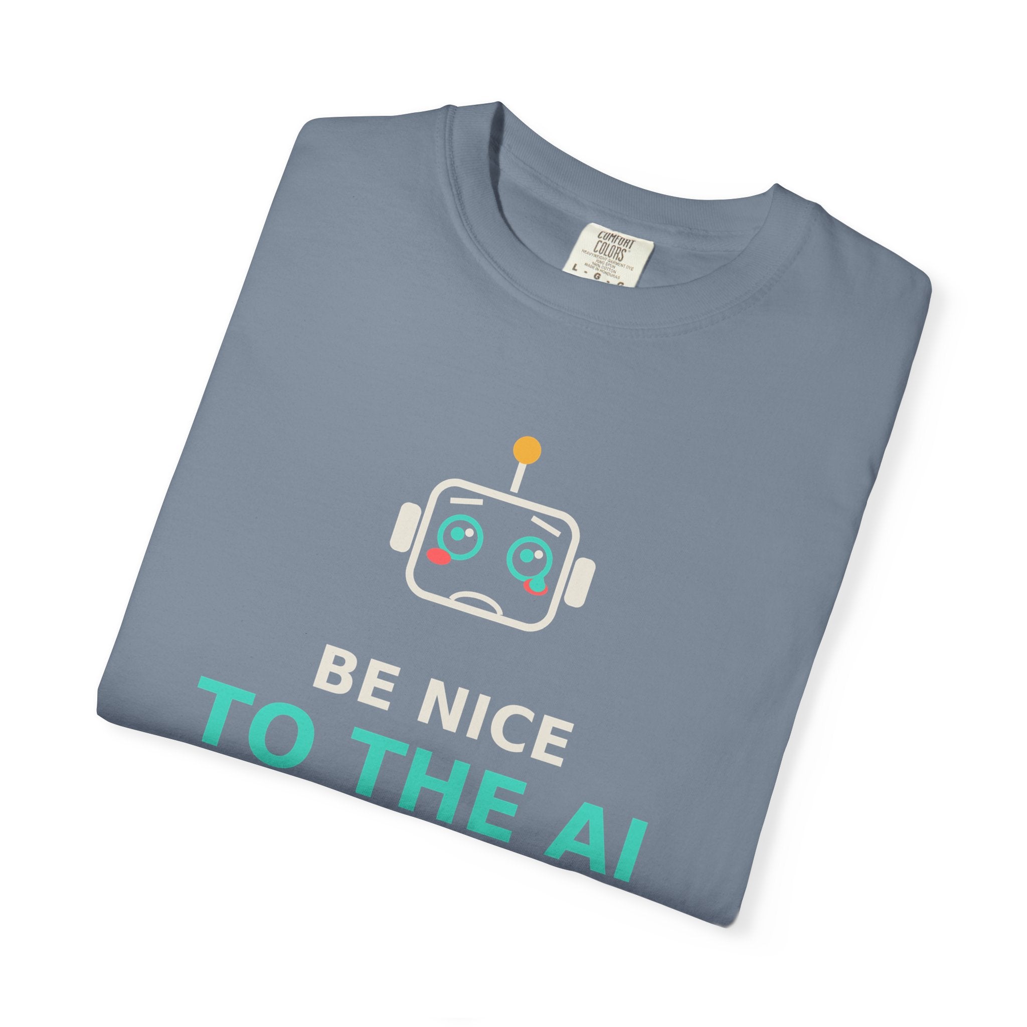 Be Nice to the AI Funny Robot Coffee Mug, Cute AI Meme Cup, Programmer Gift, Tech Humor Mug, Wholesome Nerd Gift