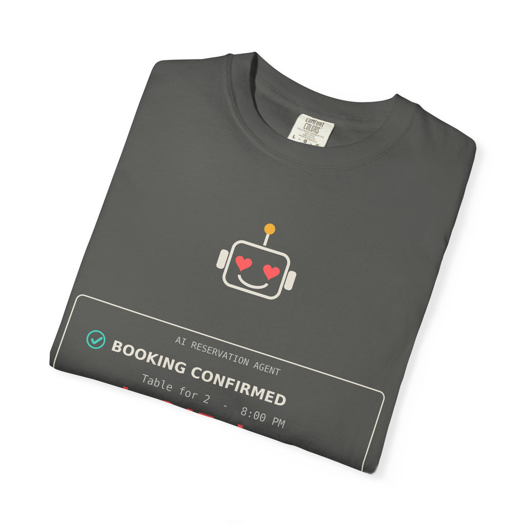 AI Booking Agent Funny Tech T-Shirt, AI Fail Meme Tee, Programmer Gift, Developer Humor Shirt, Software Engineer Nerd Gift