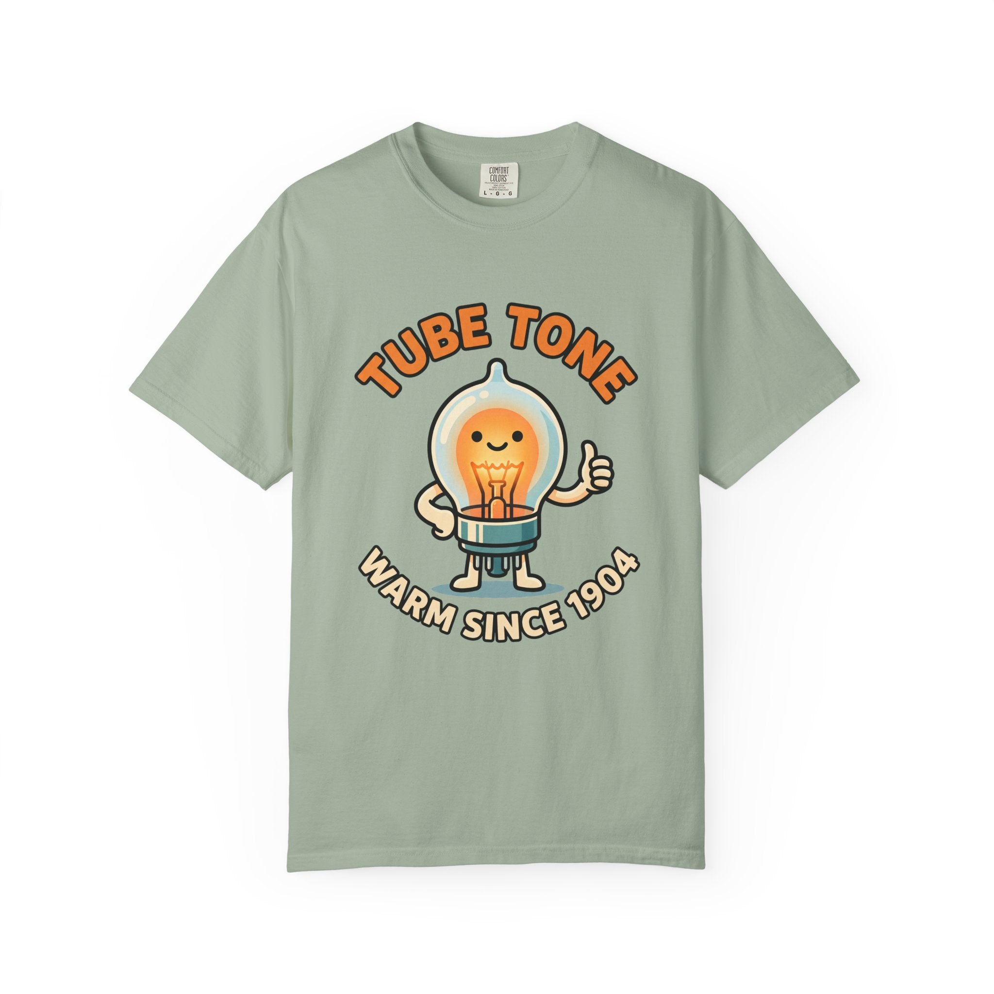 Tube Tone Light Bulb Tee | Vintage Radiant Lamp Illustration, Warm Since 1904