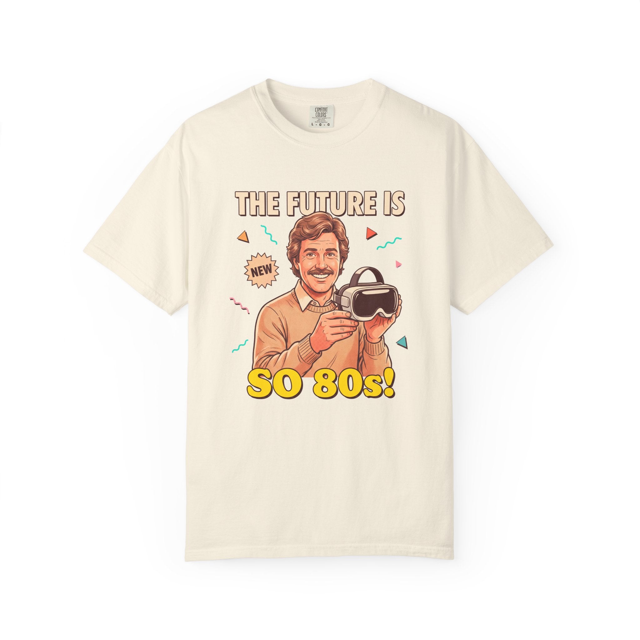 The Future Is So 80s VR Headset T-shirt | Retro 80s Vintage Tech Tee