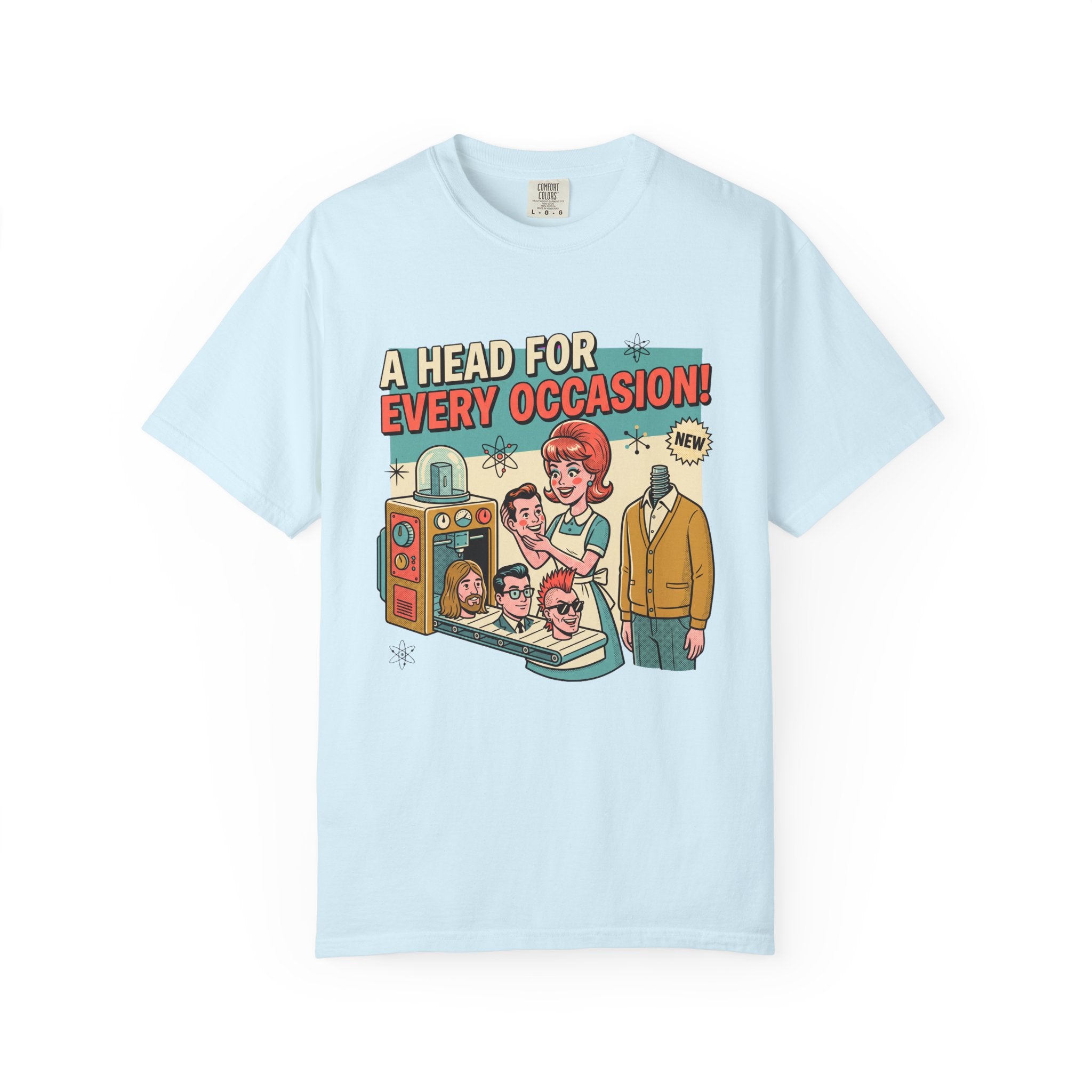 A Head for Every Occasion T-shirt | Retro Vintage Doll Heads Illustration