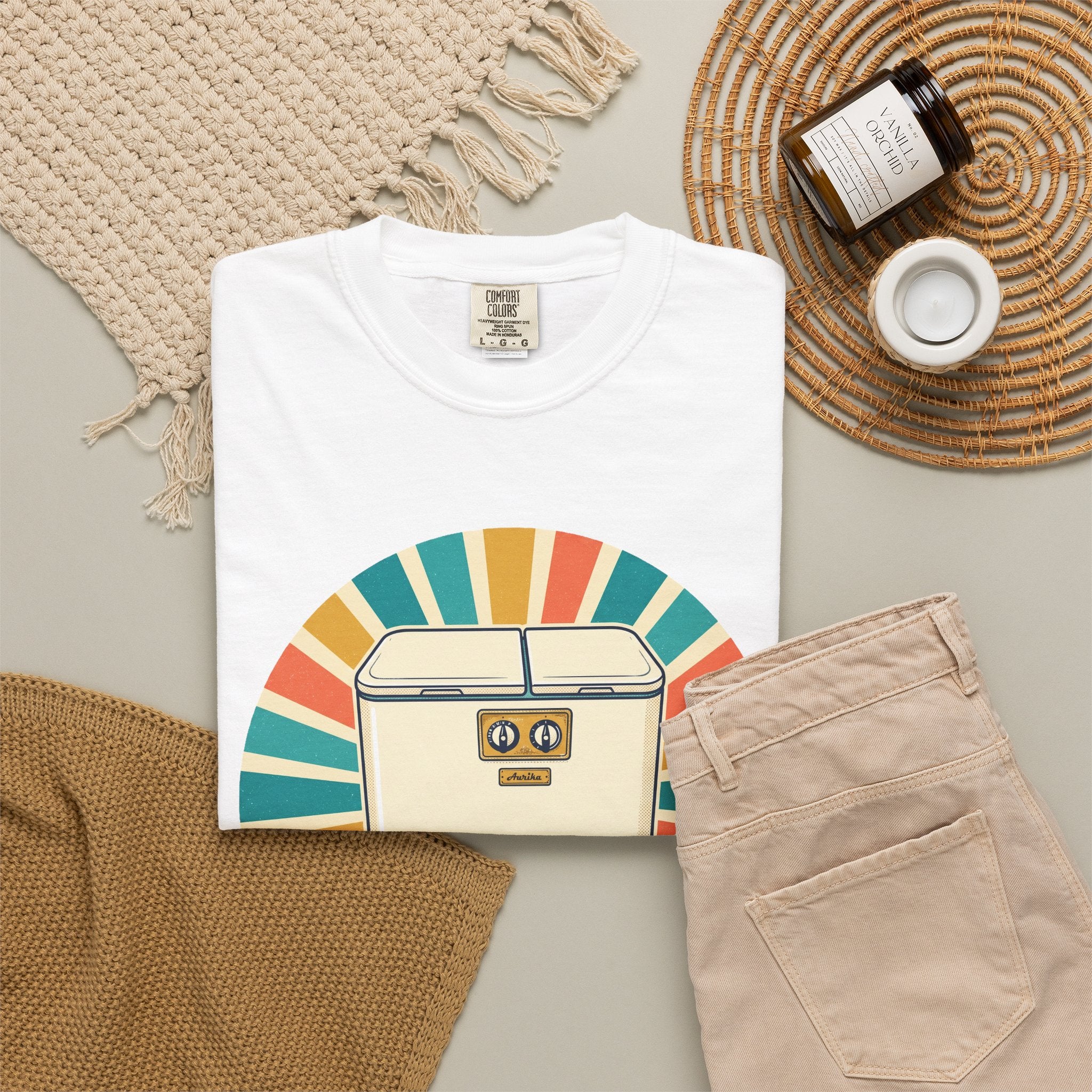 Retro Cuban Washing Machine T-Shirt — "Aquí Murió tu Pantalón" Vintage Tech Graphic Tee