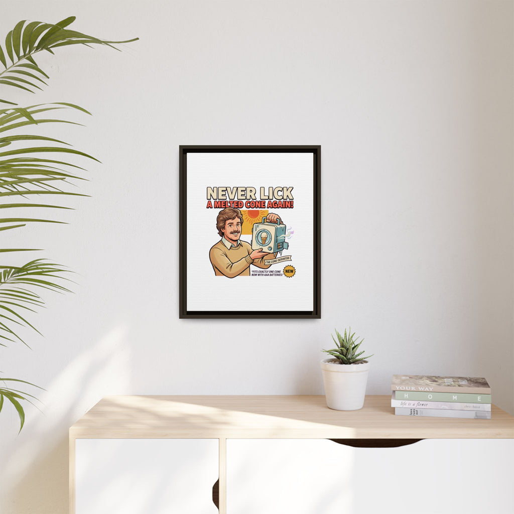 Never Lick a Melted Cone Again Poster Print