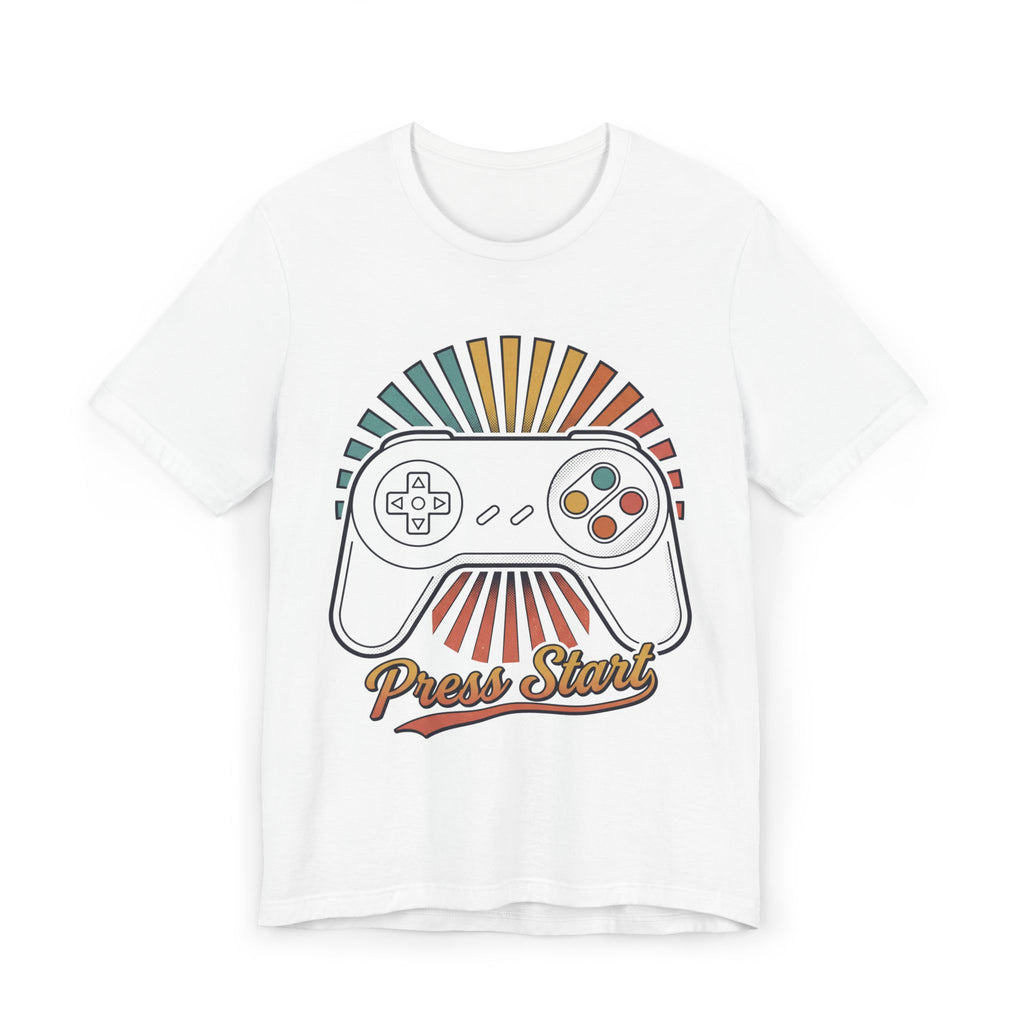 Press Start Retro Video Game T-Shirt