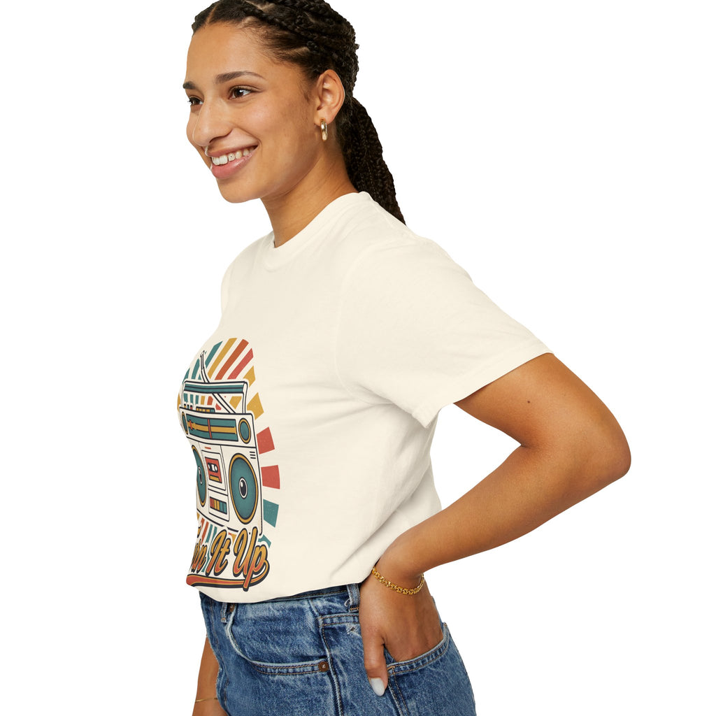 80s Boombox Retro Music Tee | Vintage Ghetto Blaster Shirt