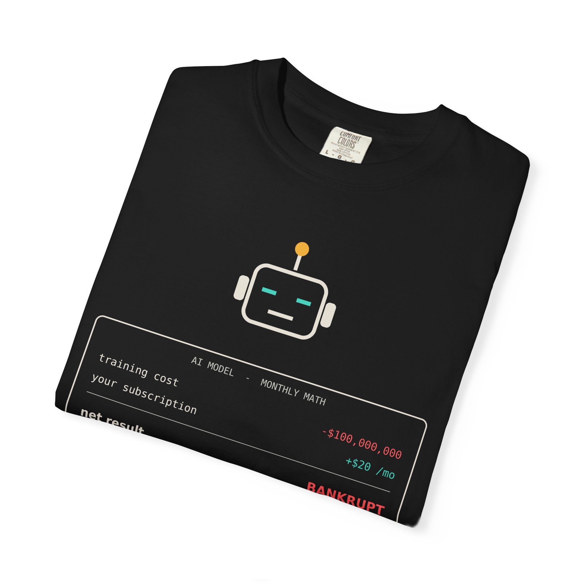 The Math Isn't Mathing Funny AI T-Shirt, AI Economics Meme Tee, Programmer Gift, Tech Startup Humor Shirt, Developer Nerd Gift