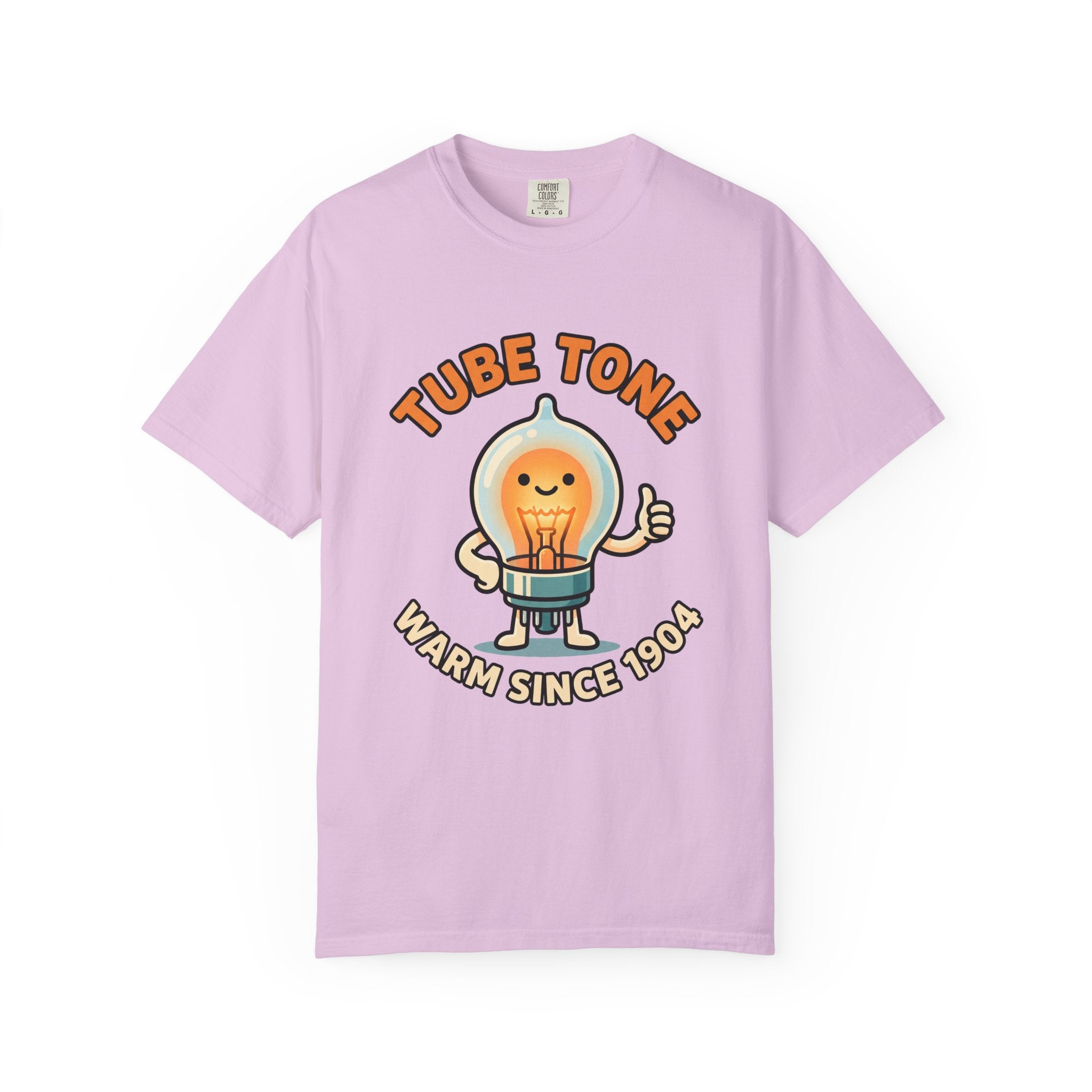 Tube Tone Light Bulb Tee | Vintage Radiant Lamp Illustration, Warm Since 1904