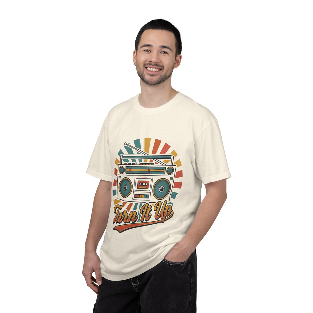 80s Boombox Retro Music Tee | Vintage Ghetto Blaster Shirt