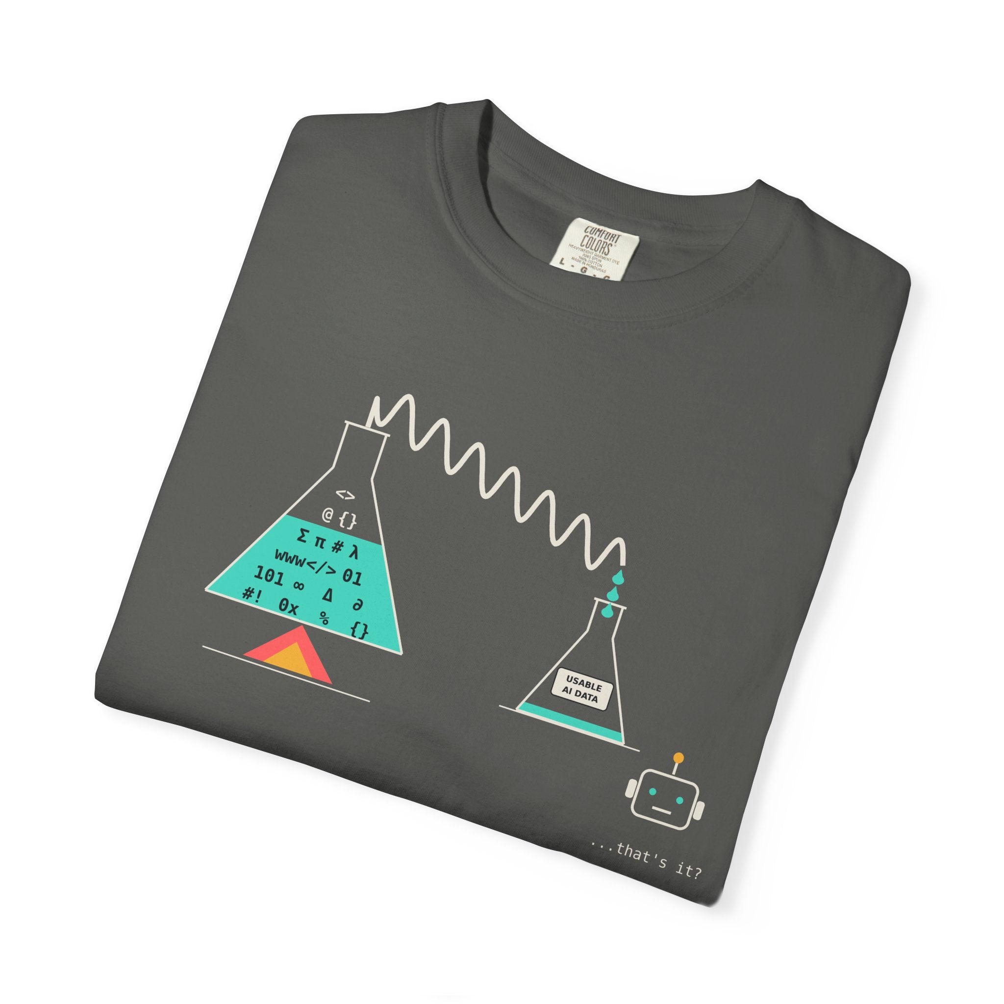 Theres Knowledge Out There Funny AI T-Shirt, Data Science Meme Tee, Machine Learning Gift, Programmer Tech Humor Nerd Shirt for Coders