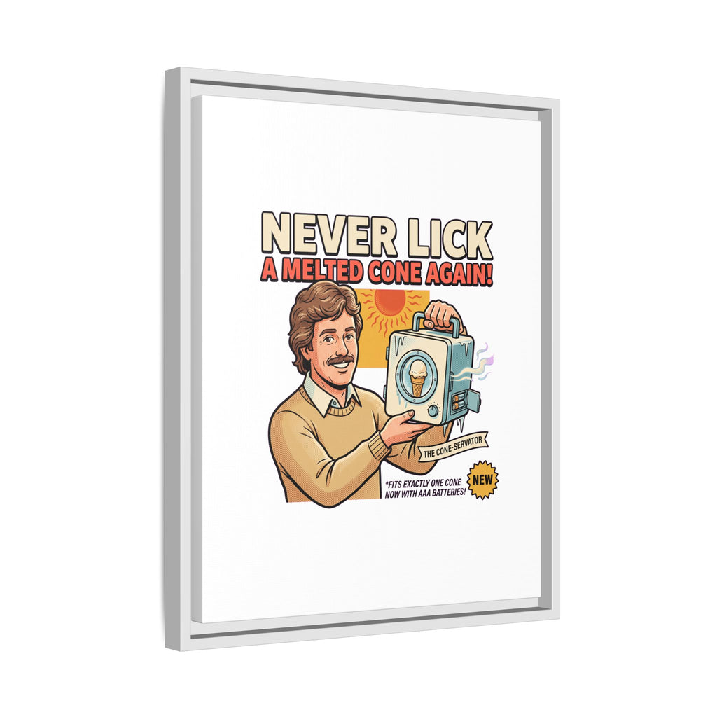 Never Lick a Melted Cone Again Poster Print