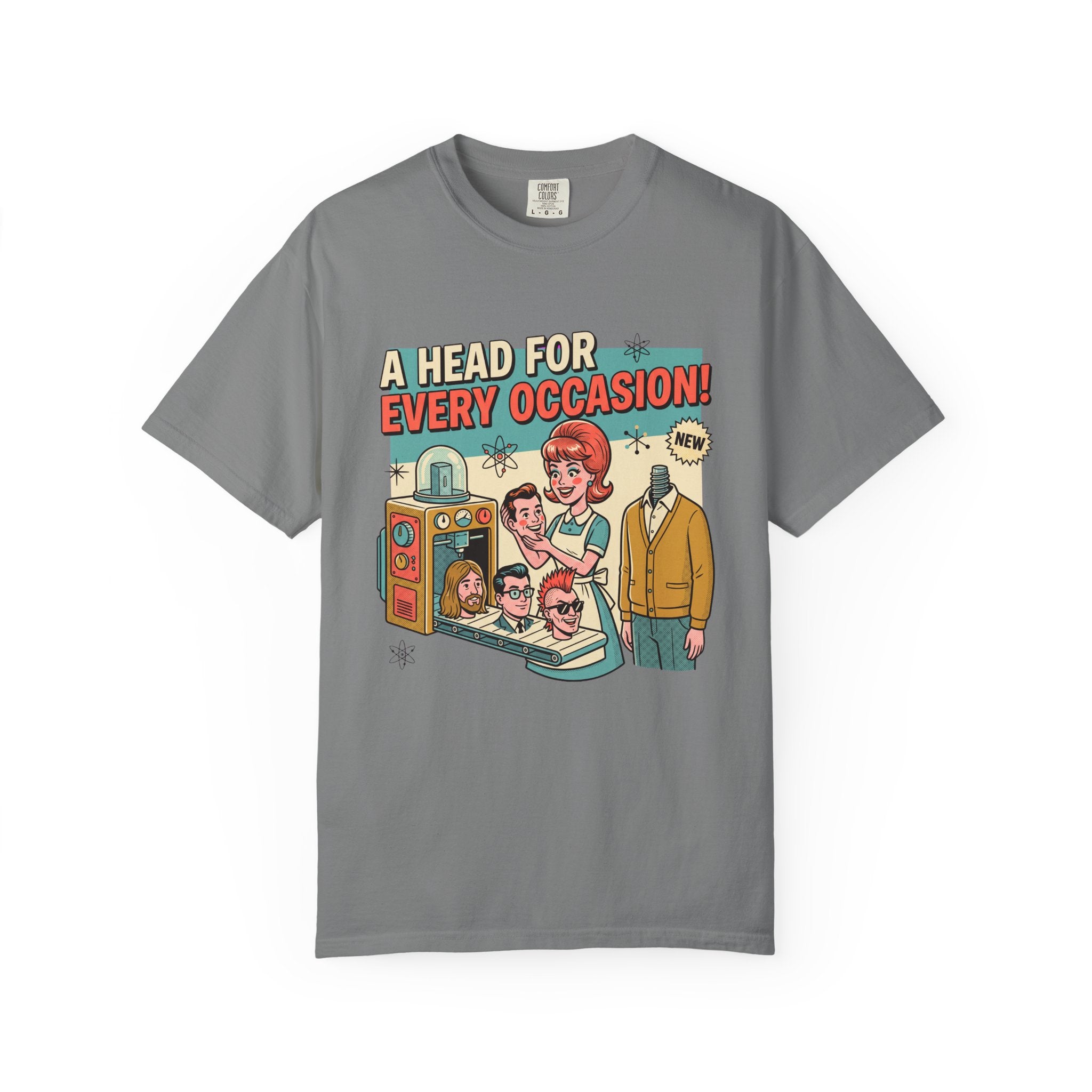 A Head for Every Occasion T-shirt | Retro Vintage Doll Heads Illustration