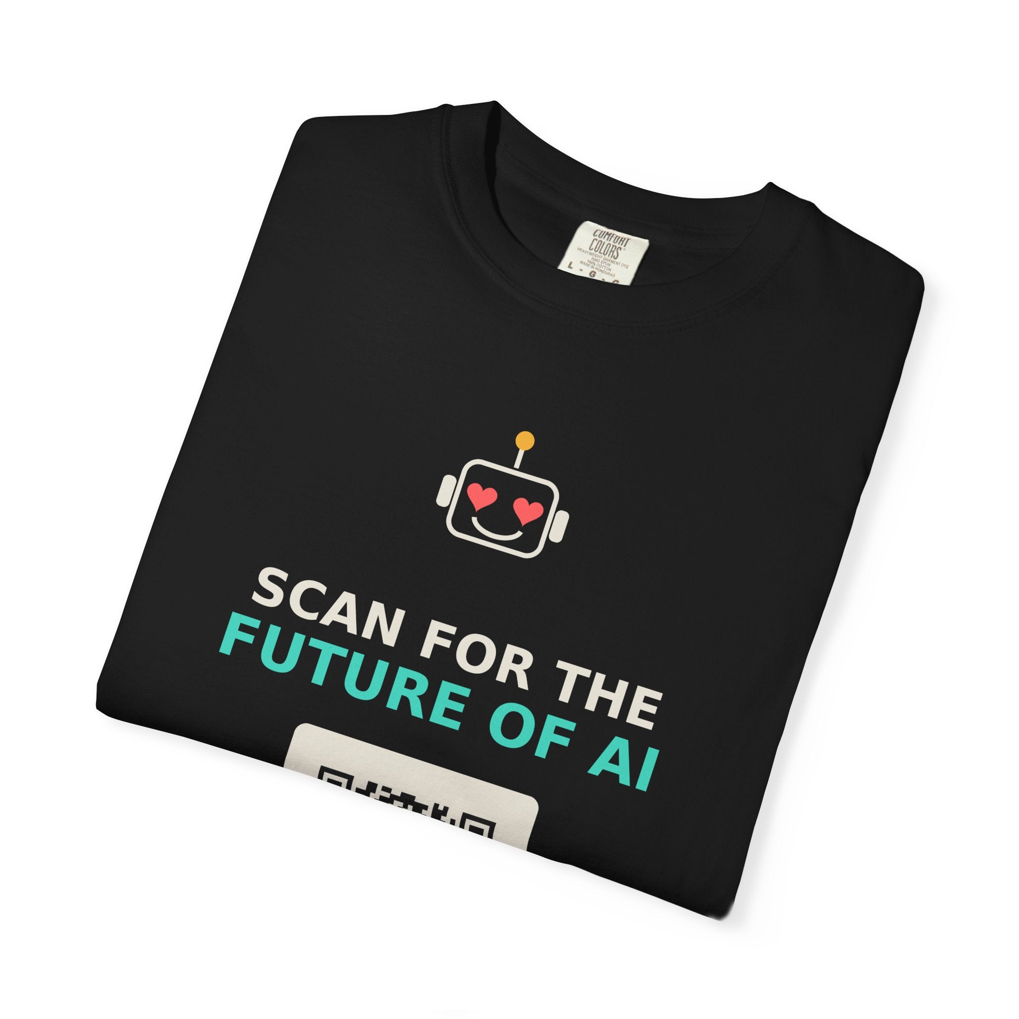 Scan for the Future of AI Funny QR Code T Shirt, Prank Meme Tee, Programmer Gift, Tech Humor Shirt, Nerd Gift for Coders and AI Fans