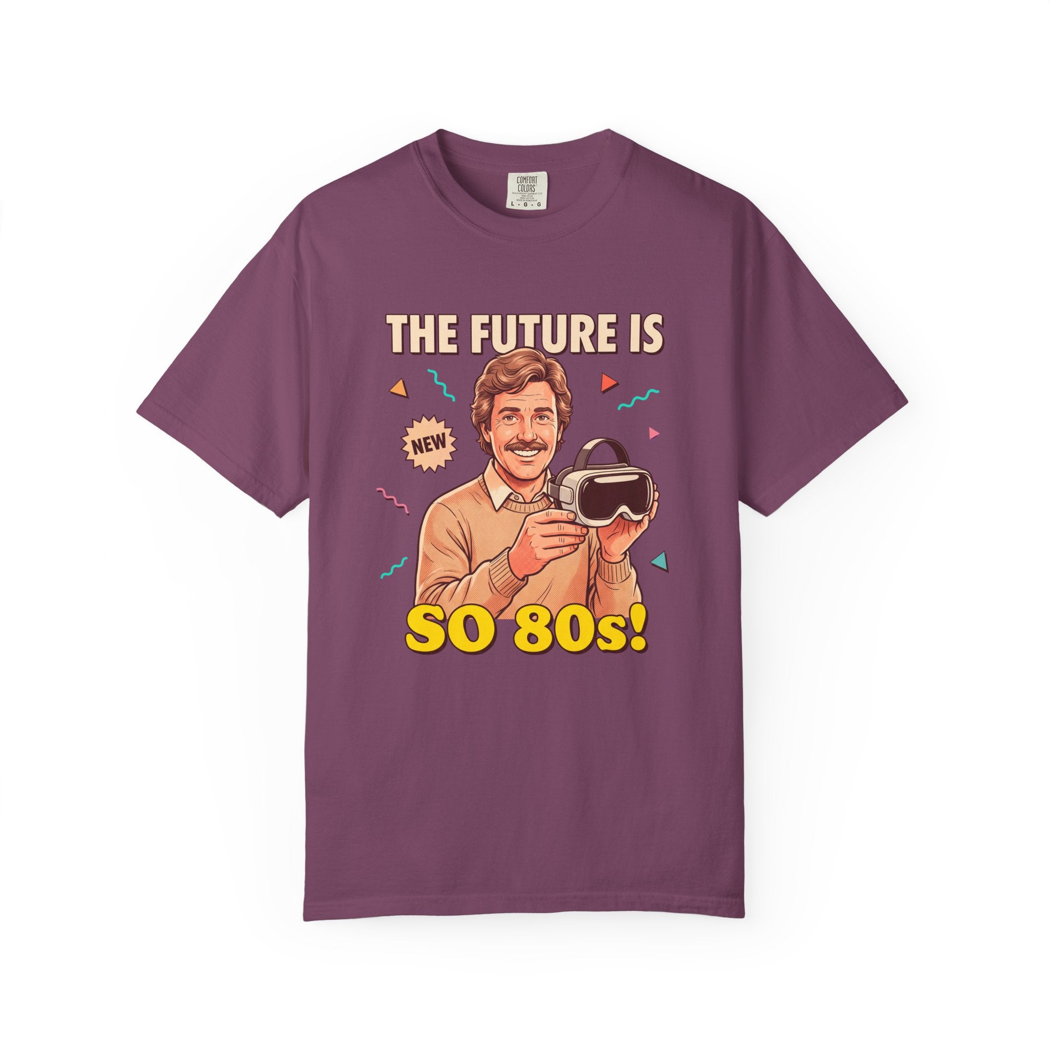 The Future Is So 80s VR Headset T-shirt | Retro 80s Vintage Tech Tee