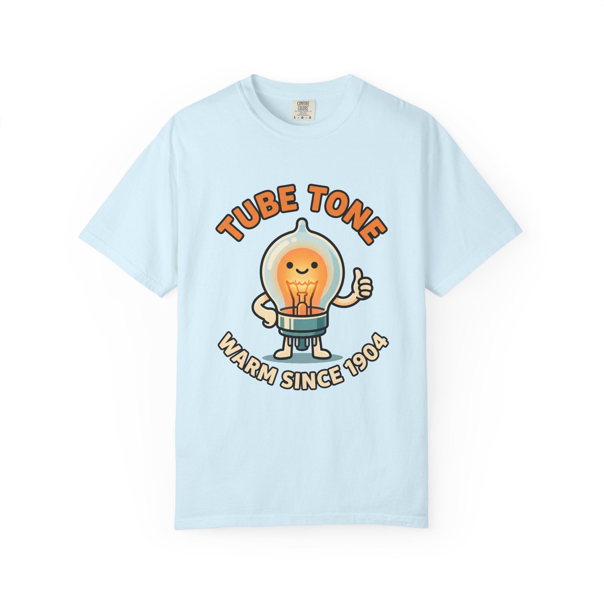 Tube Tone Light Bulb Tee | Vintage Radiant Lamp Illustration, Warm Since 1904