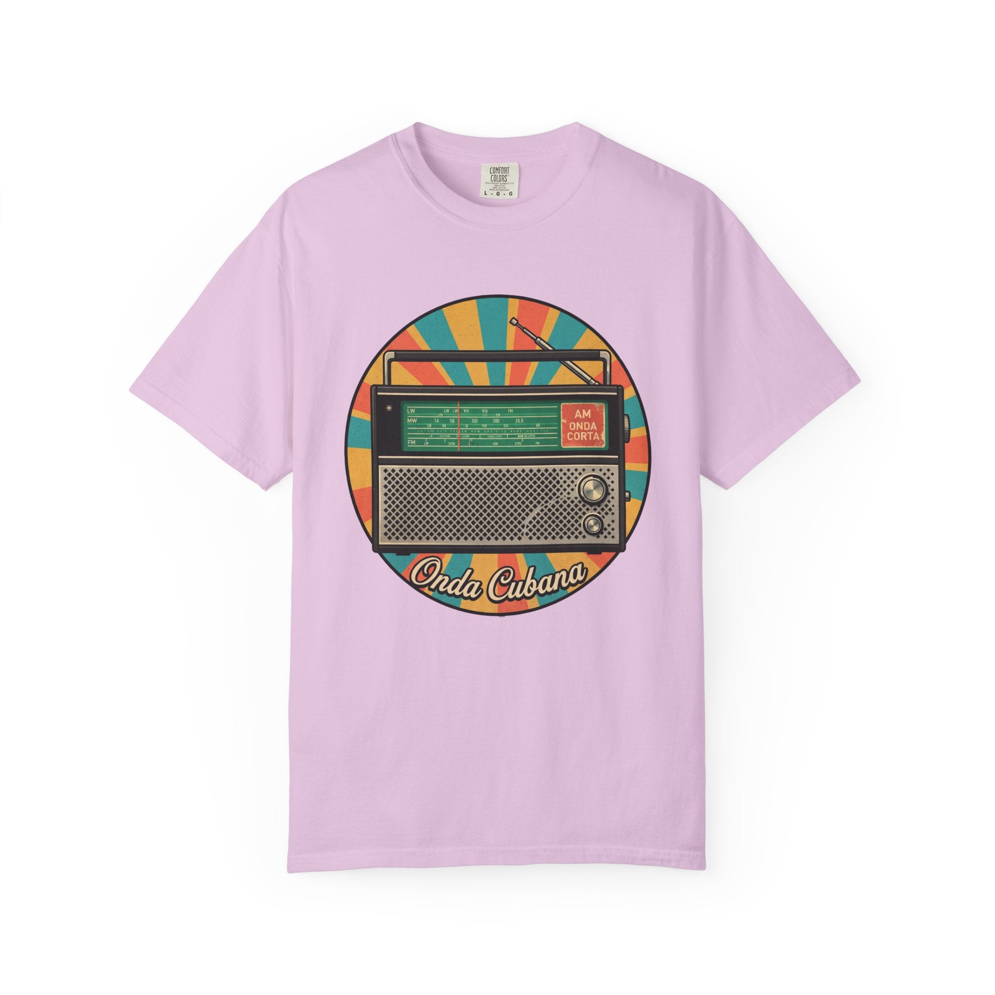 Vintage Radio T-Shirt — Retro 'Olde Cubana' Graphic Tee