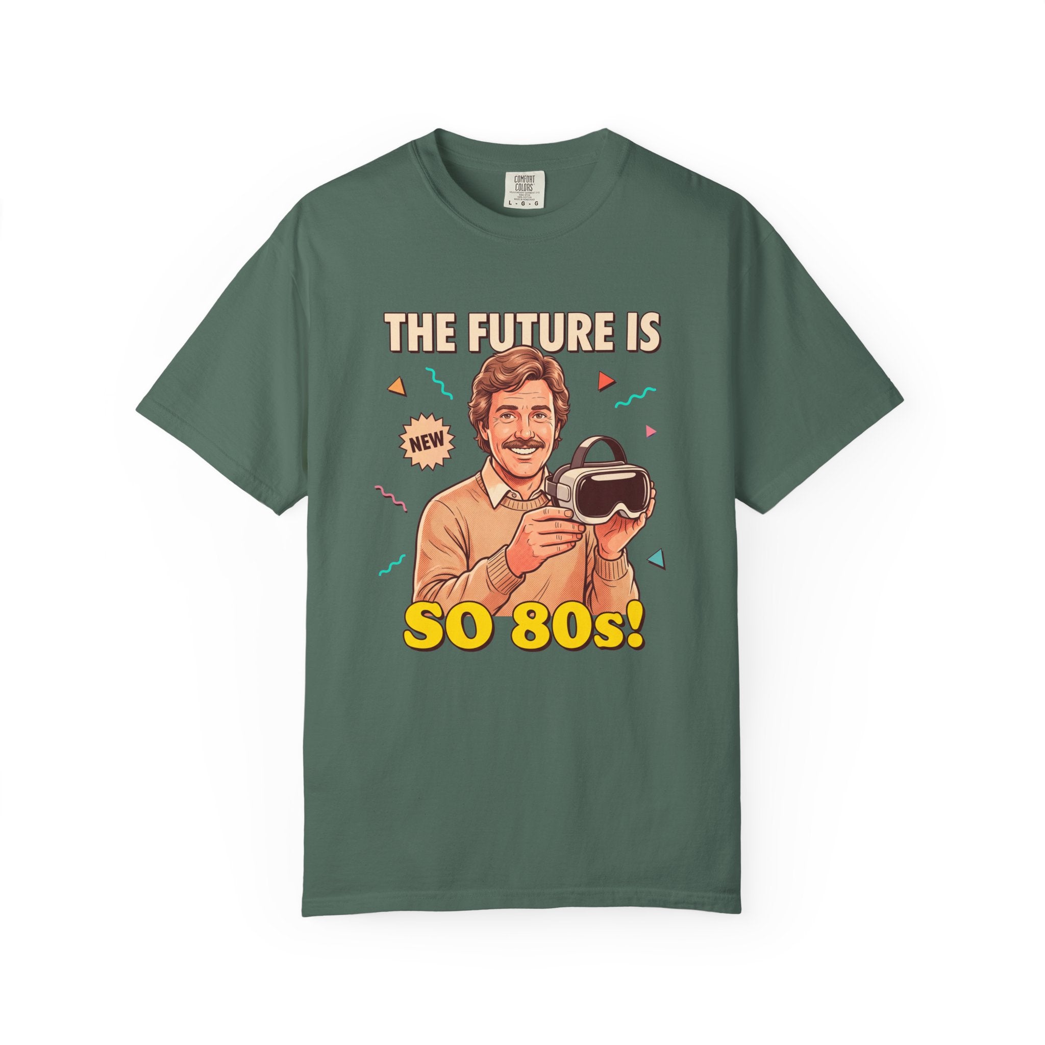 The Future Is So 80s VR Headset T-shirt | Retro 80s Vintage Tech Tee