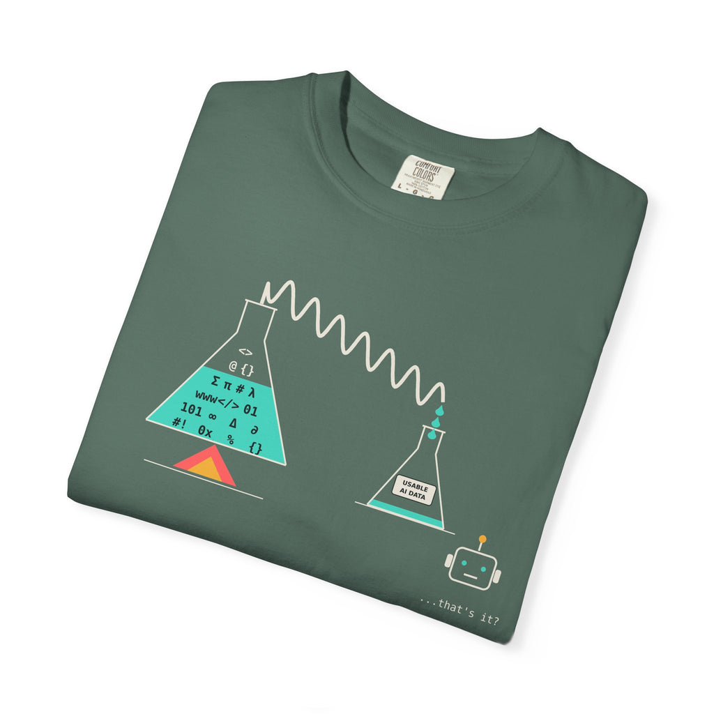 Theres Knowledge Out There Funny AI T-Shirt, Data Science Meme Tee, Machine Learning Gift, Programmer Tech Humor Nerd Shirt for Coders