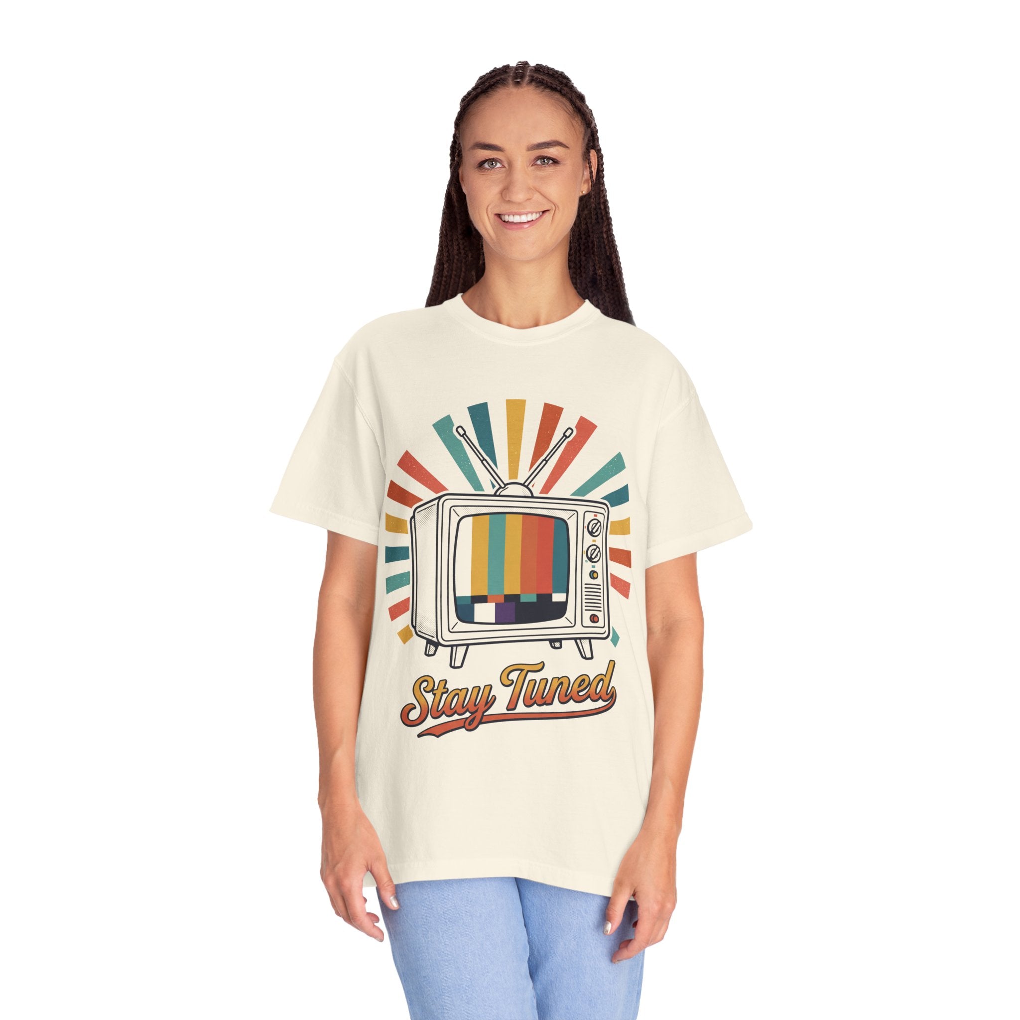 Retro TV Test Pattern T-shirt | Vintage 80s 90s Nostalgia