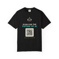 Scan for the Future of AI Funny QR Code T Shirt, Prank Meme Tee, Programmer Gift, Tech Humor Shirt, Nerd Gift for Coders and AI Fans