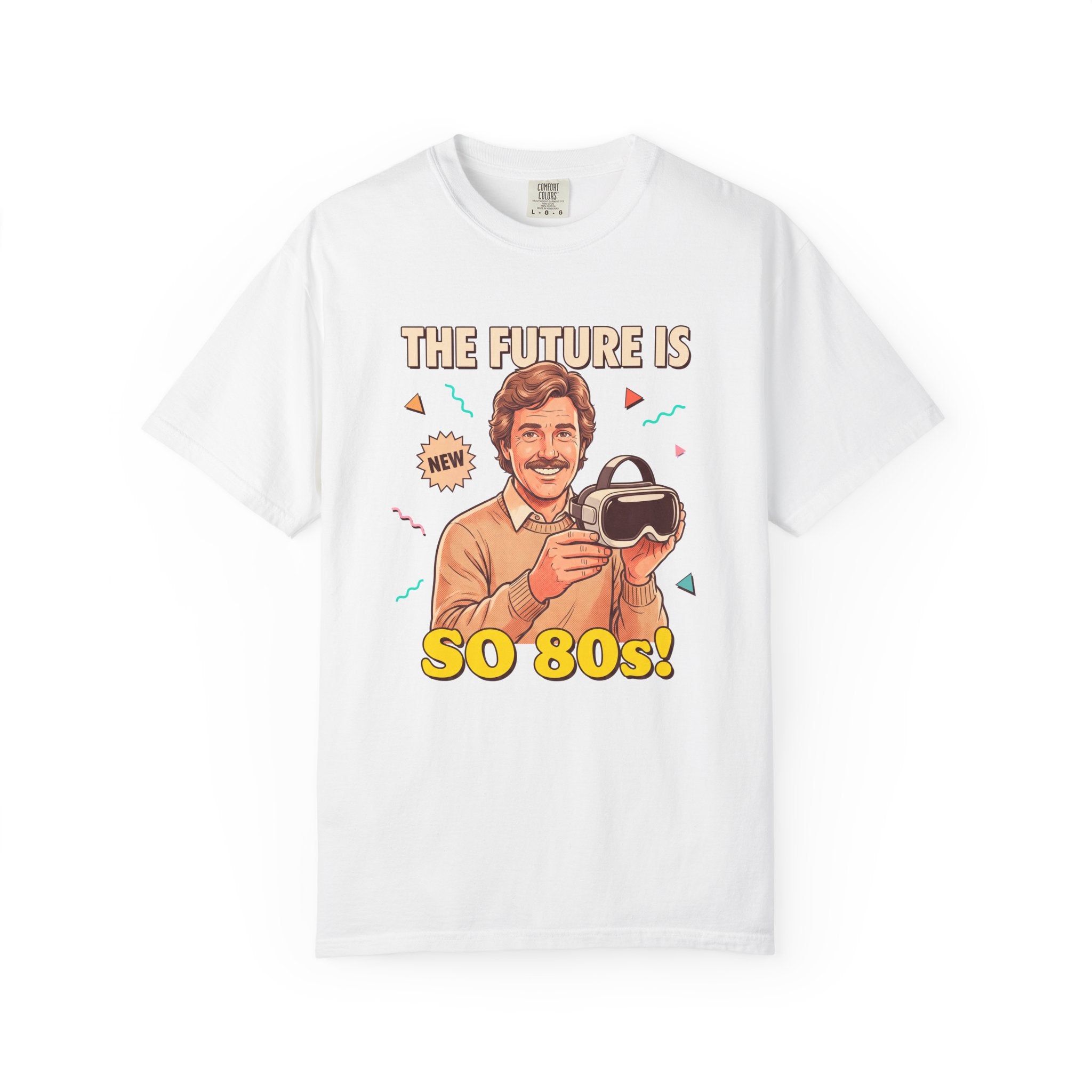 The Future Is So 80s VR Headset T-shirt | Retro 80s Vintage Tech Tee