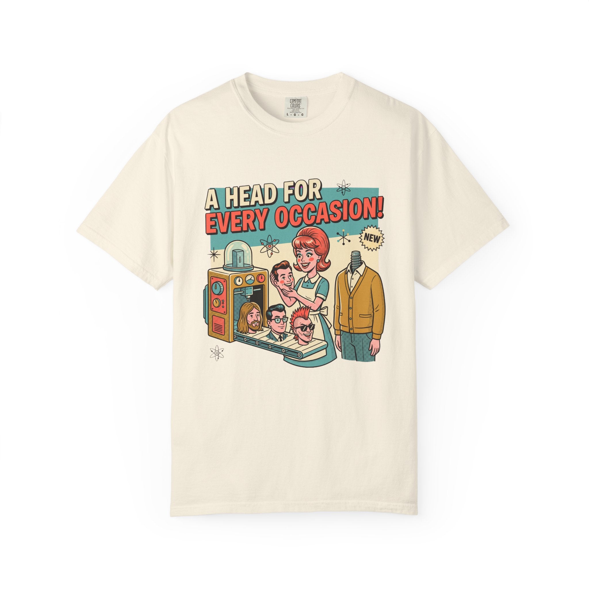 A Head for Every Occasion T-shirt | Retro Vintage Doll Heads Illustration