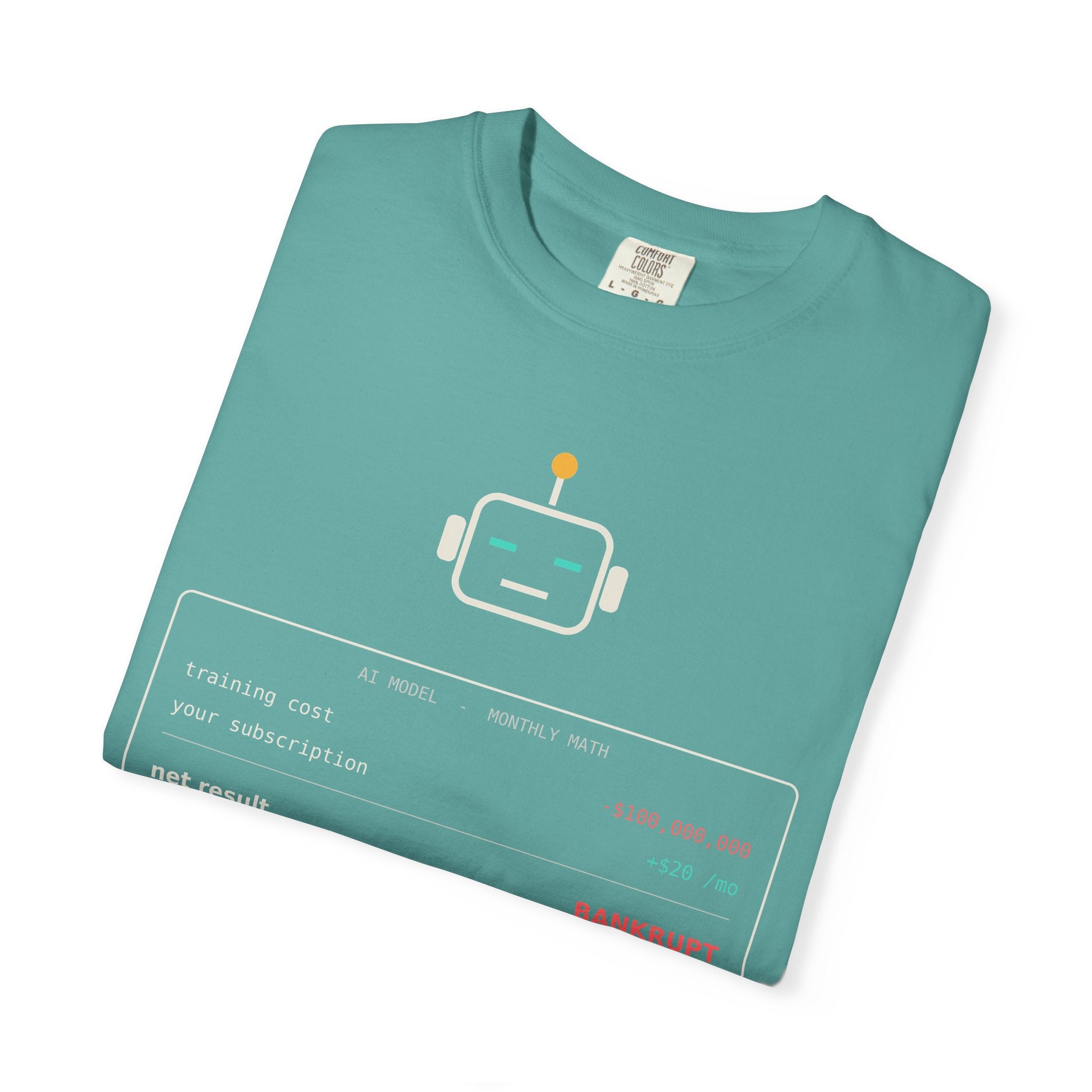 The Math Isn't Mathing Funny AI T-Shirt, AI Economics Meme Tee, Programmer Gift, Tech Startup Humor Shirt, Developer Nerd Gift