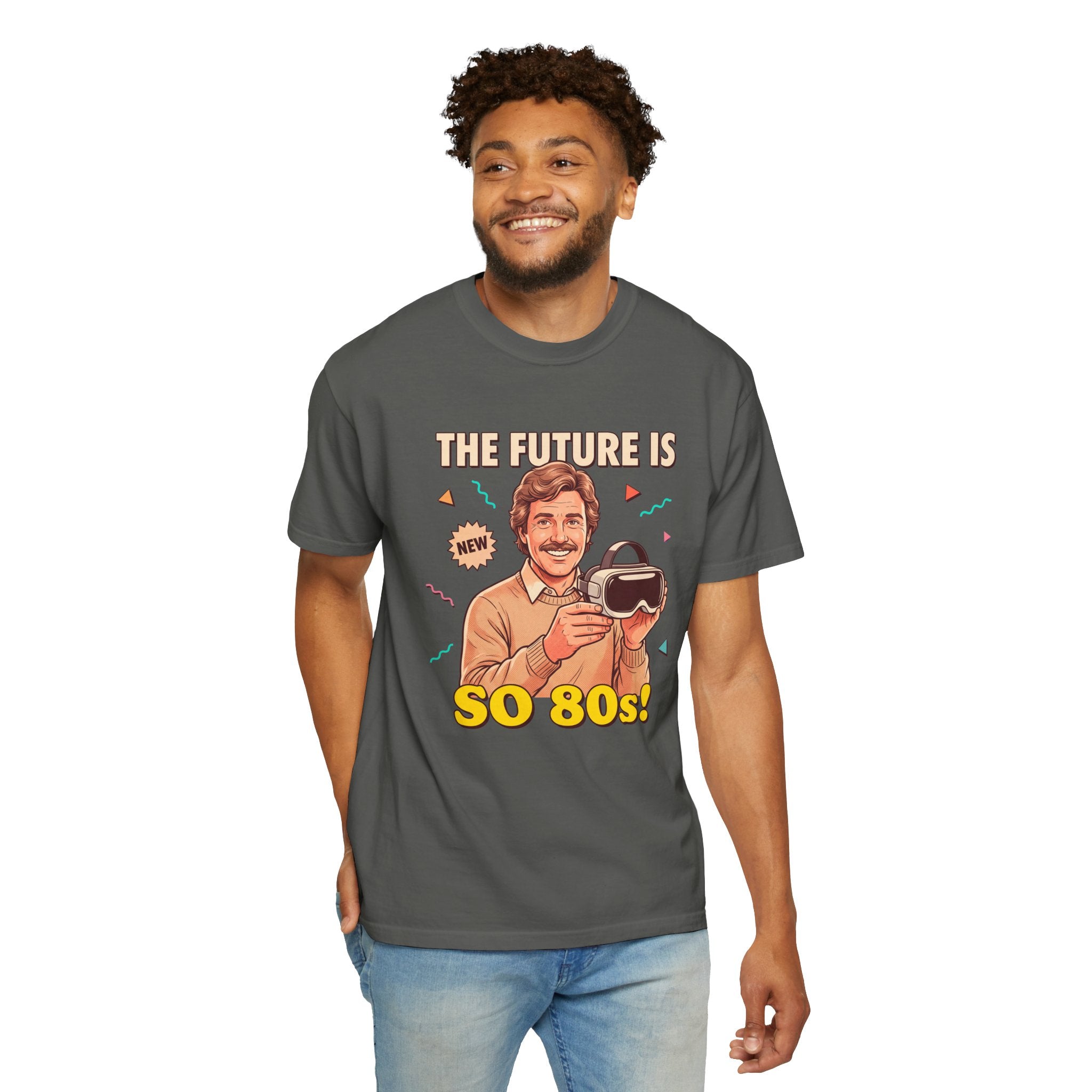 The Future Is So 80s VR Headset T-shirt | Retro 80s Vintage Tech Tee