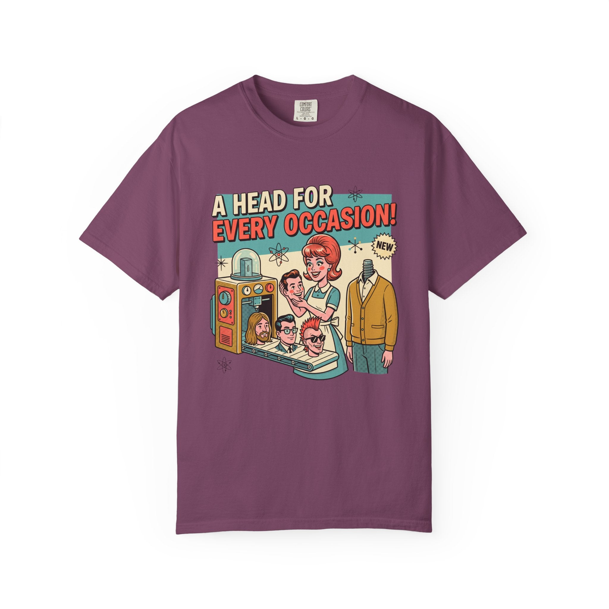 A Head for Every Occasion T-shirt | Retro Vintage Doll Heads Illustration