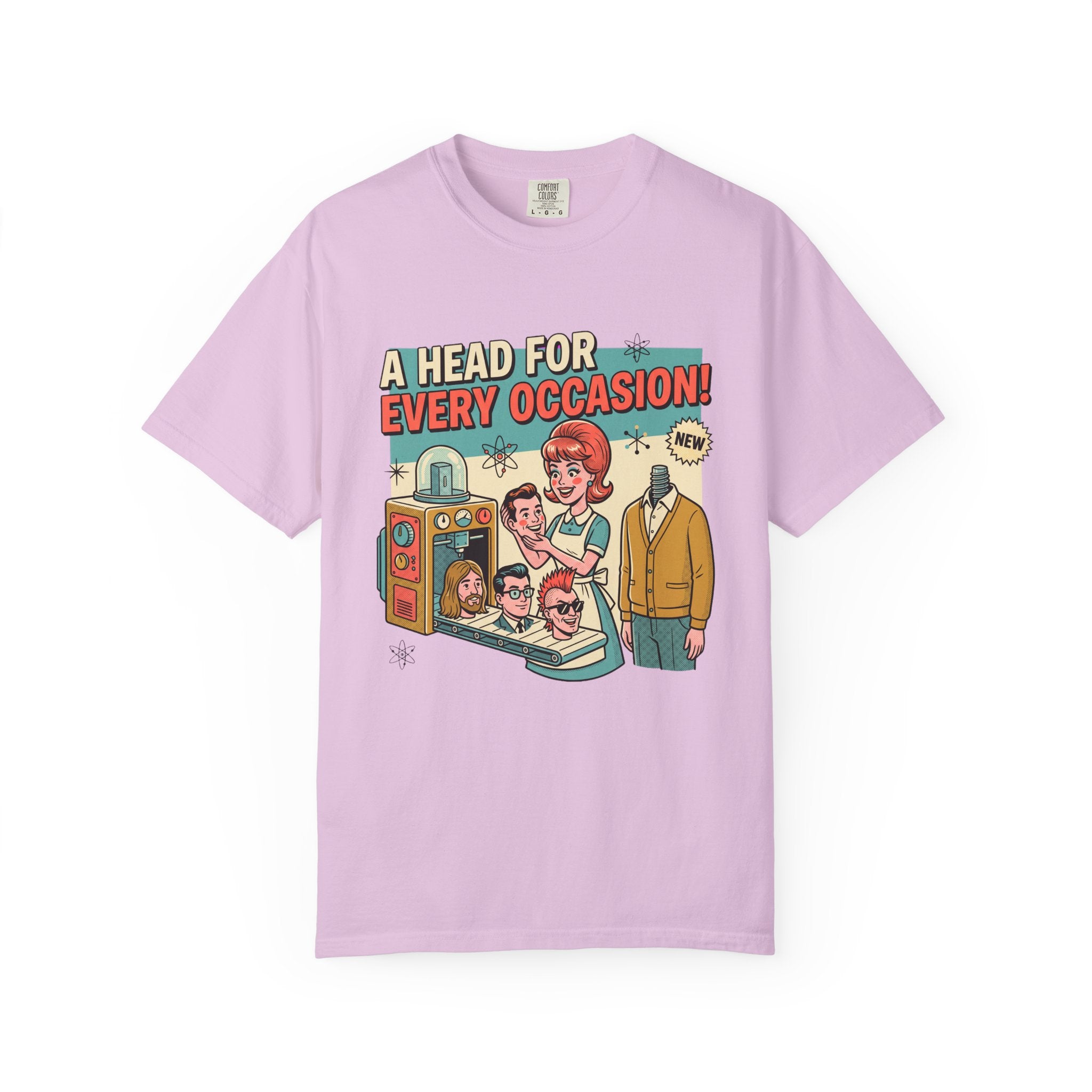 A Head for Every Occasion T-shirt | Retro Vintage Doll Heads Illustration